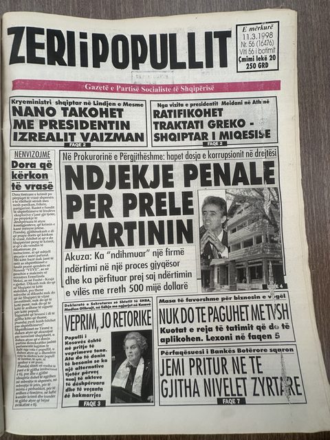Zëri i Popullit 1998-03-11