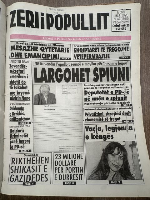 Zëri i Popullit 1998-03-15