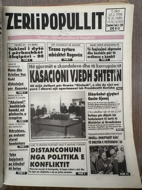Zëri i Popullit 1998-03-22