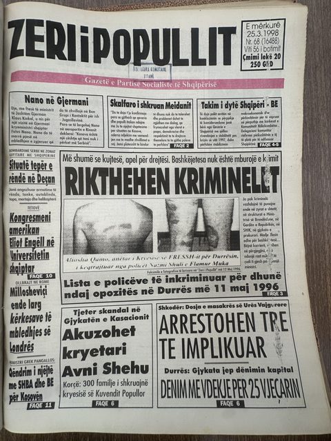 Zëri i Popullit 1998-03-25