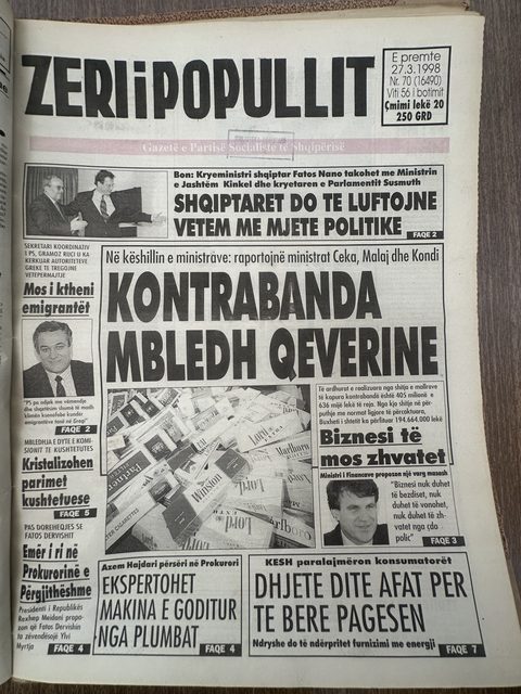 Zëri i Popullit 1998-03-27