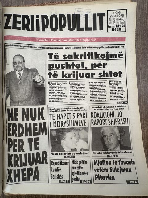 Zëri i Popullit 1998-03-29