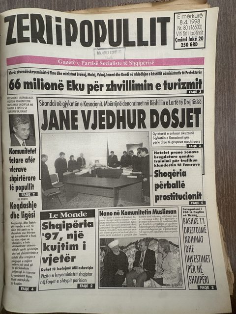 Zëri i Popullit 1998-04-08