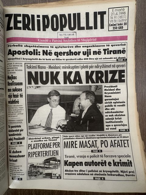 Zëri i Popullit 1998-04-21
