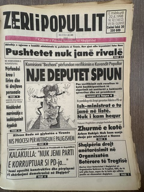 Zëri i Popullit 1998-04-22