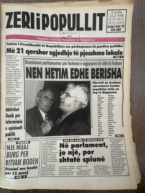 Zëri i Popullit 1998-04-23