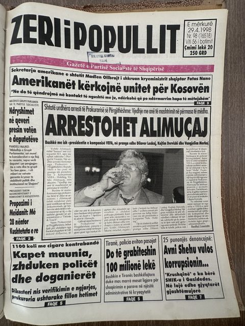 Zëri i Popullit 1998-04-29