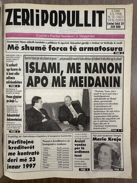 Zëri i Popullit 1998-05-03