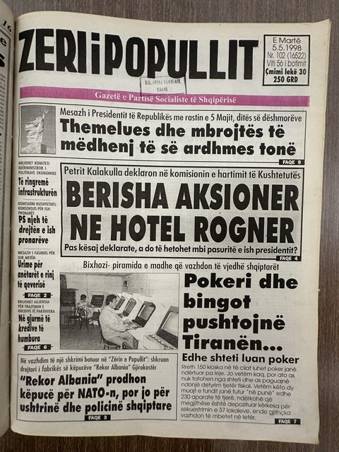 Zëri i Popullit 1998-05-05