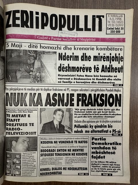 Zëri i Popullit 1998-05-06