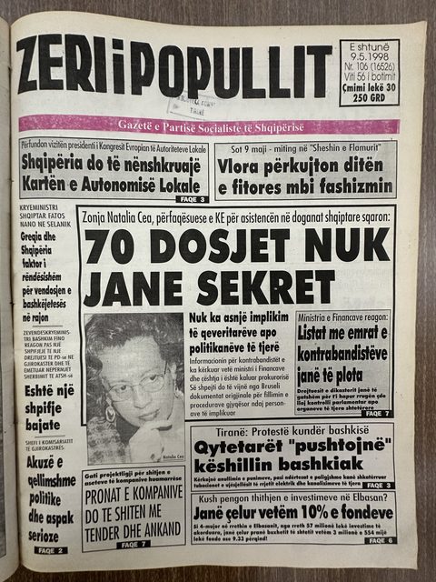 Zëri i Popullit 1998-05-09
