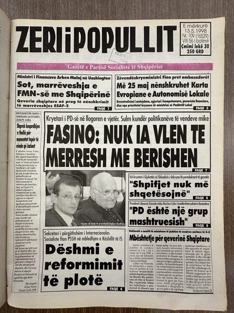 Zëri i Popullit 1998-05-13