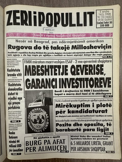 Zëri i Popullit 1998-05-14