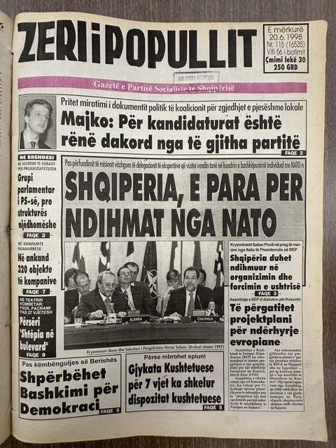Zëri i Popullit 1998-06-20