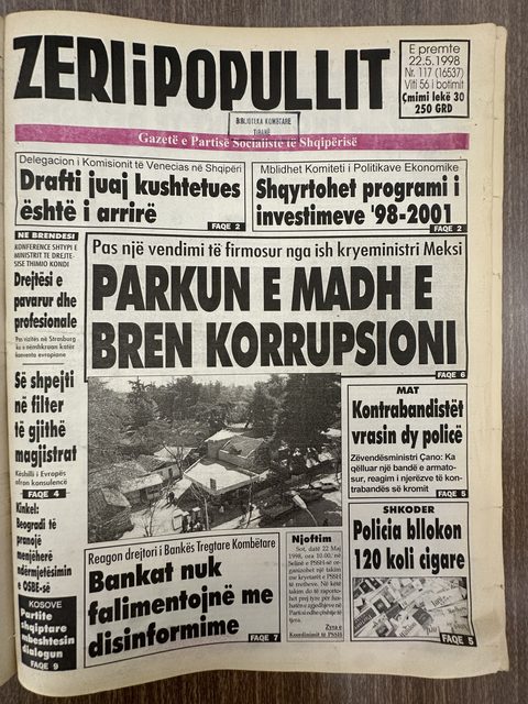 Zëri i Popullit 1998-05-22