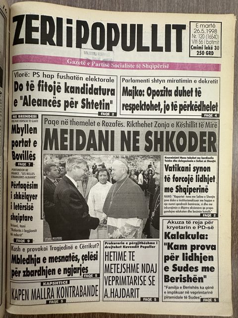 Zëri i Popullit 1998-05-26
