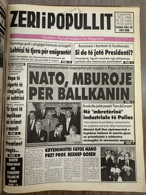 Zëri i Popullit 1998-05-29