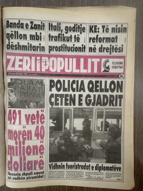 Zëri i Popullit 1999-01-22