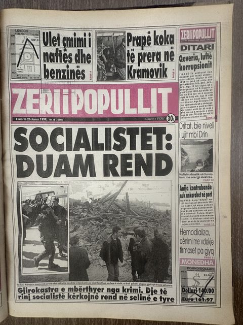 Zëri i Popullit 1999-01-26
