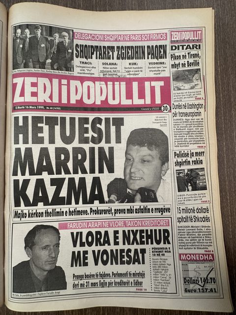 Zëri i Popullit 1999-03-16