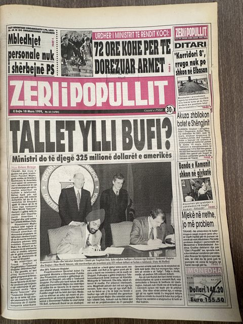 Zëri i Popullit 1999-03-18