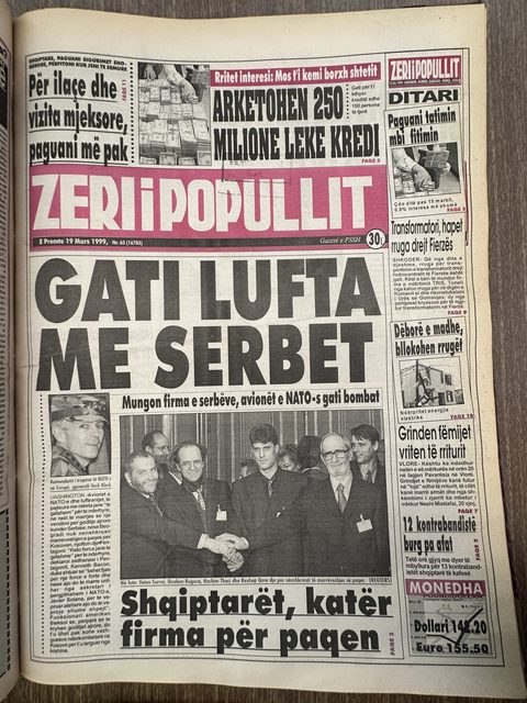 Zëri i Popullit 1999-03-19