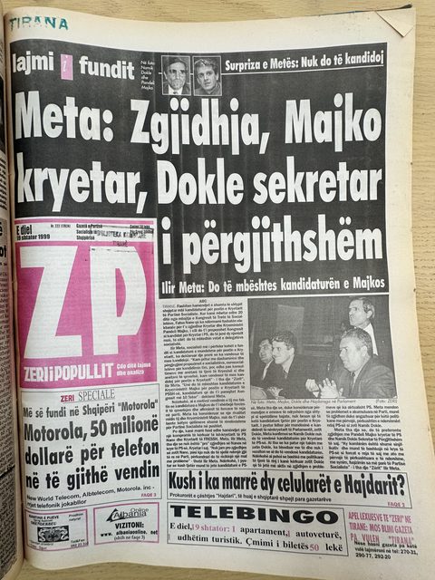 Zëri i Popullit 1999-09-19