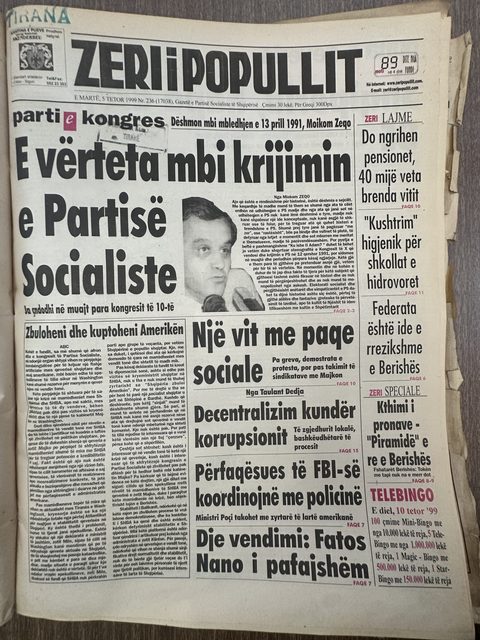 Zëri i Popullit 1999-10-05