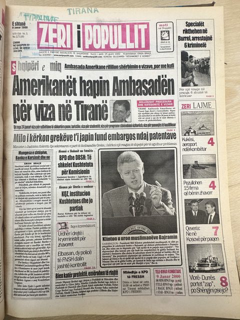 Zëri i Popullit 2000-01-08