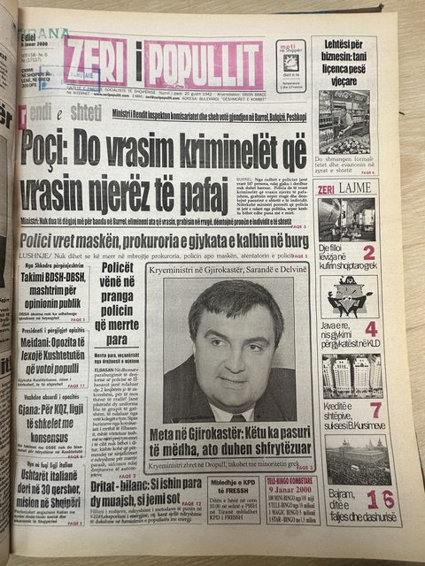 Zëri i Popullit 2000-01-09