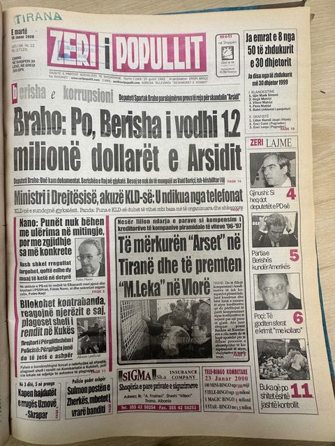 Zëri i Popullit 2000-01-18