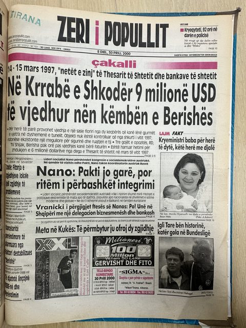 Zëri i Popullit 2000-04-30