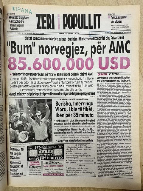 Zëri i Popullit 2000-05-16