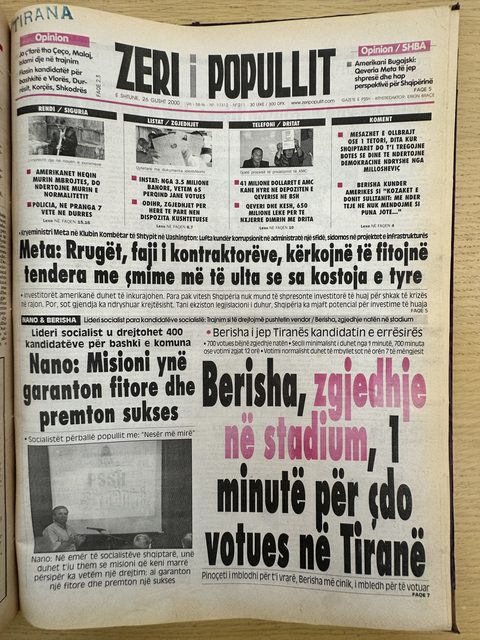 Zëri i Popullit 2000-08-26