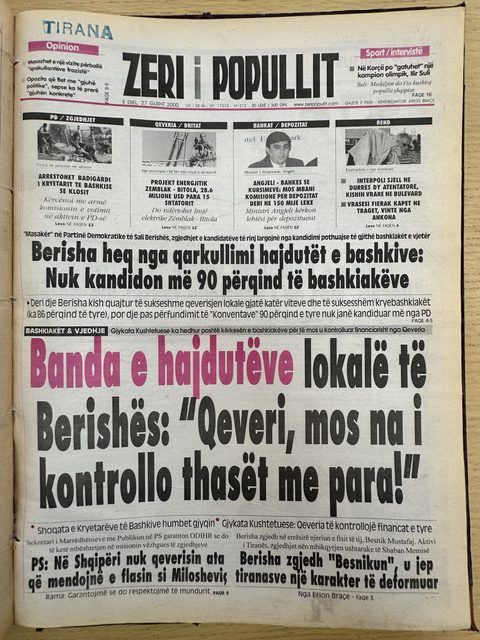 Zëri i Popullit 2000-08-27