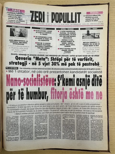 Zëri i Popullit 2000-08-31