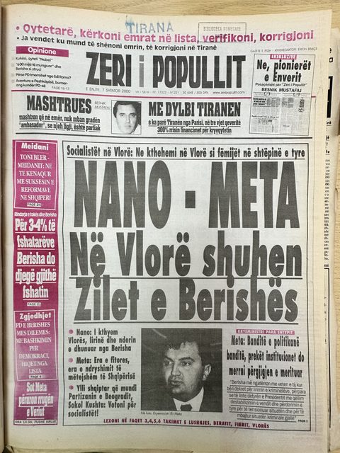 Zëri i Popullit 2000-09-07
