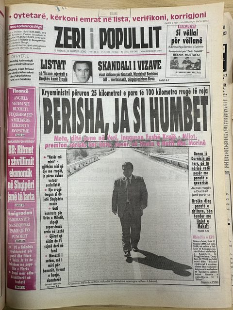 Zëri i Popullit 2000-09-08