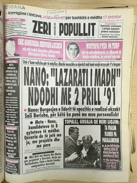 Zëri i Popullit 2000-09-16