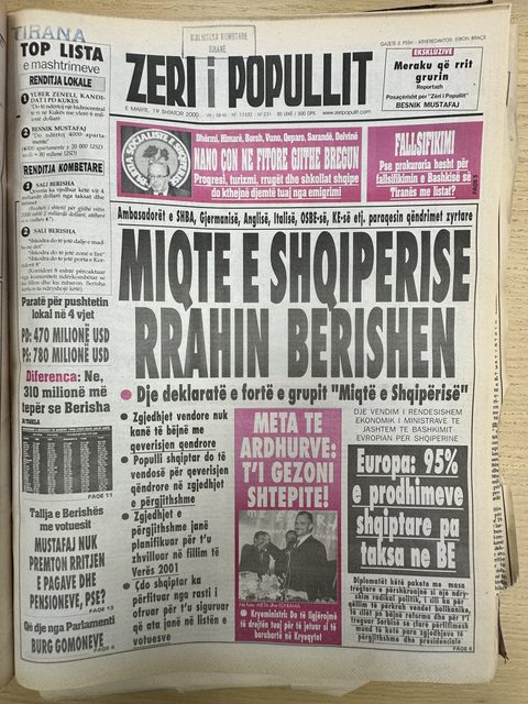Zëri i Popullit 2000-09-19