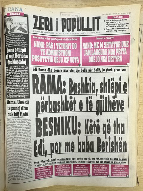 Zëri i Popullit 2000-09-22