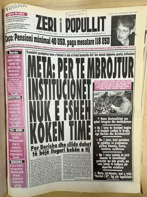 Zëri i Popullit 2000-09-26