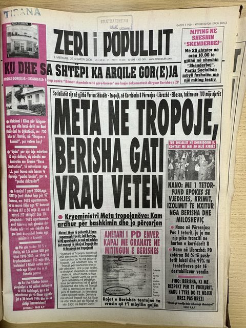 Zëri i Popullit 2000-09-27