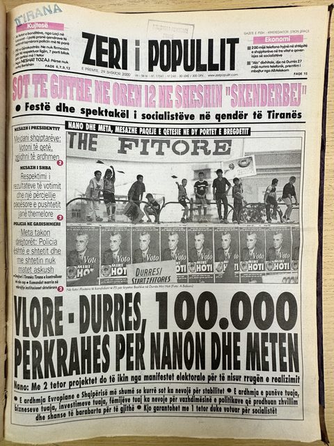 Zëri i Popullit 2000-09-29