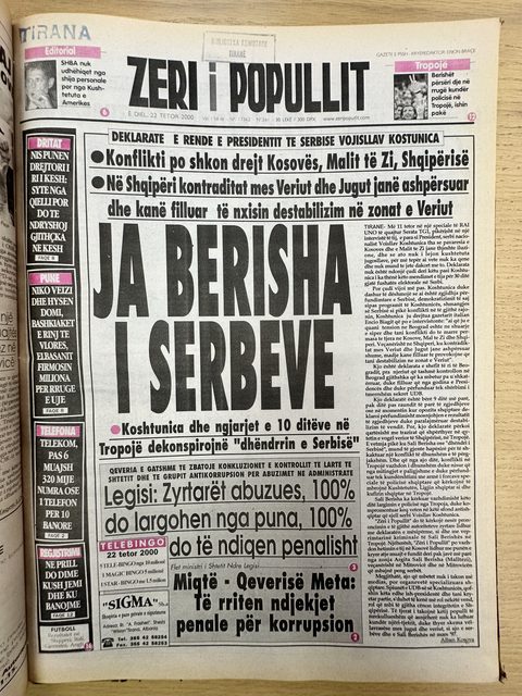 Zëri i Popullit 2000-10-22