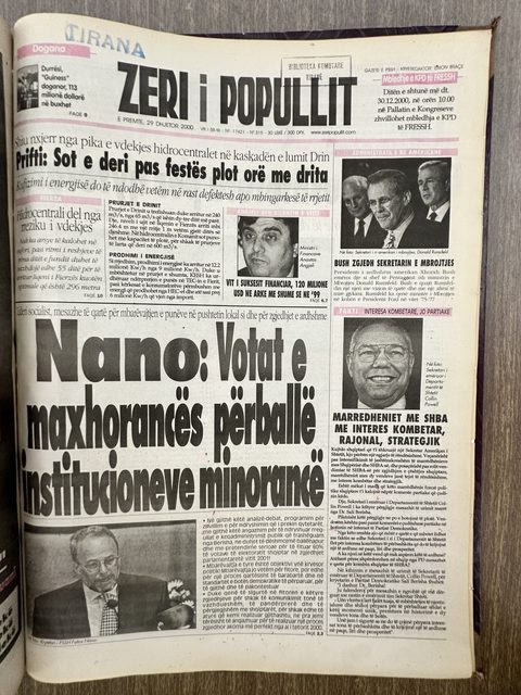 Zëri i Popullit 2000-12-29